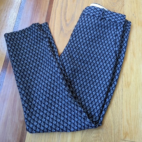 THEORY Treeca geometric print ankle pant 2 - Picture 1 of 5